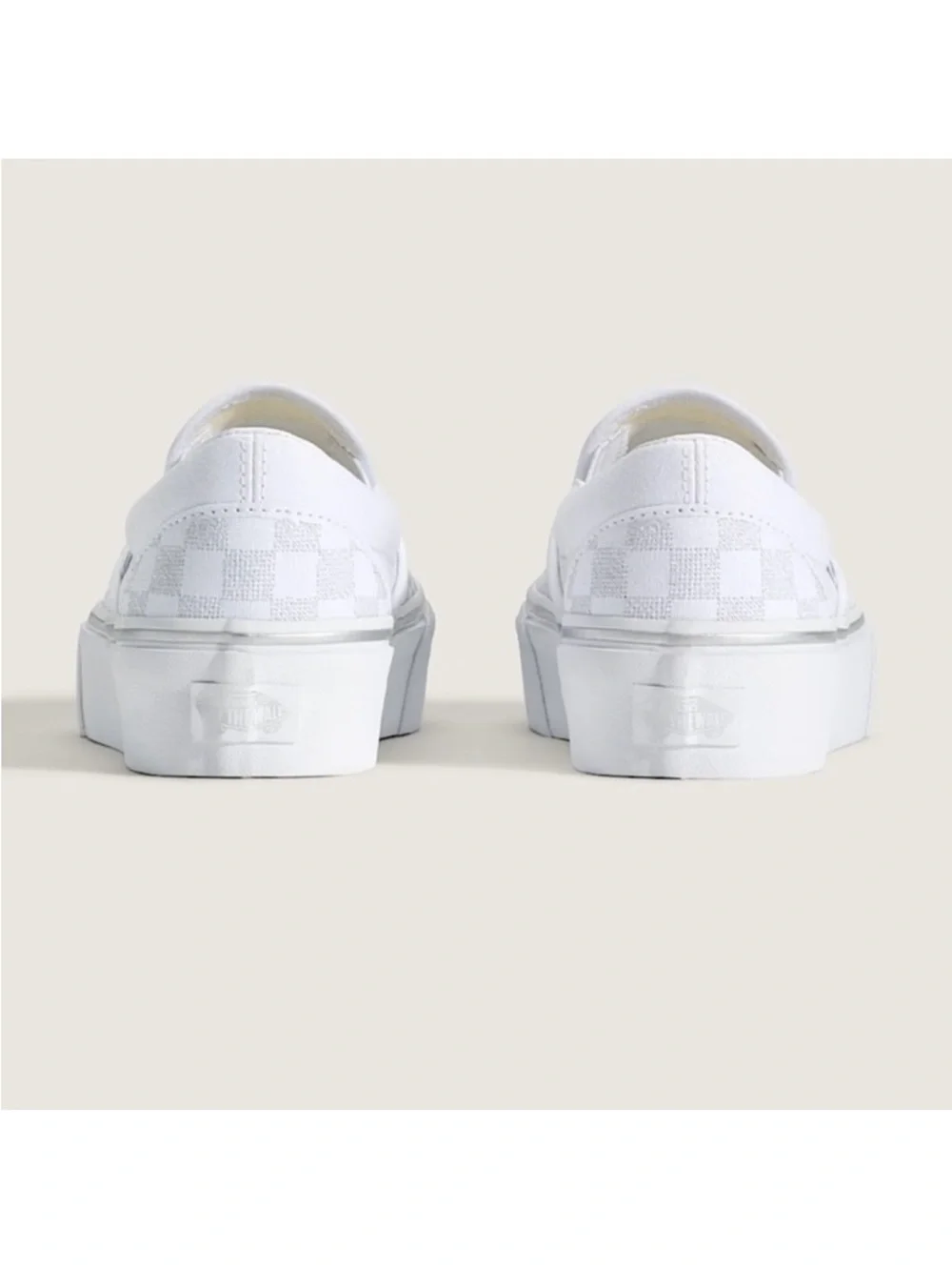 Vans Classic Slip-On Platform Checkerboard Shoe Women 9.5 US